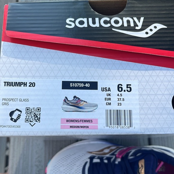 NWT Saucony Triumph 20 Women’s Sneakers!👟👟✨ - Picture 7 of 9